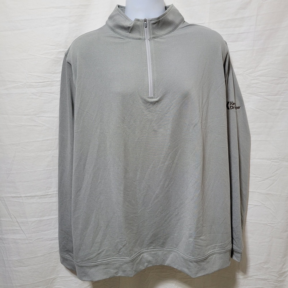 Peter Millar Perth Melange Performance Collection LOGO XXL NWT 1/4 Zip Pullover